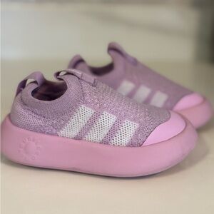 Adidas BubbleComfy Toddler Slip-On Sneakers Pink Purple Size 7K